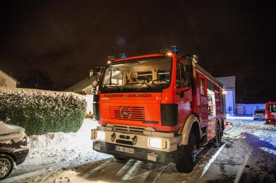 Durlangen-Zimmerbach: Brand eines Waeschetrockners in einem Keller